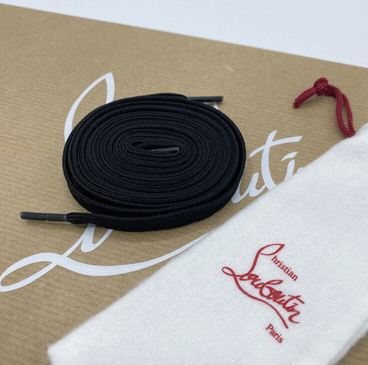 Christian Louboutin style replacement Black Laces